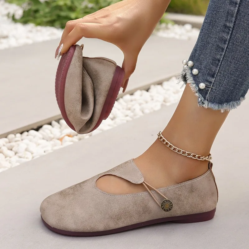 

Summer Women's Flat Shoes Comfortable Soft Sole Lightweight Casual Shoes Non-slip Wear-resistant Sneakers Vintage Womens Loafers