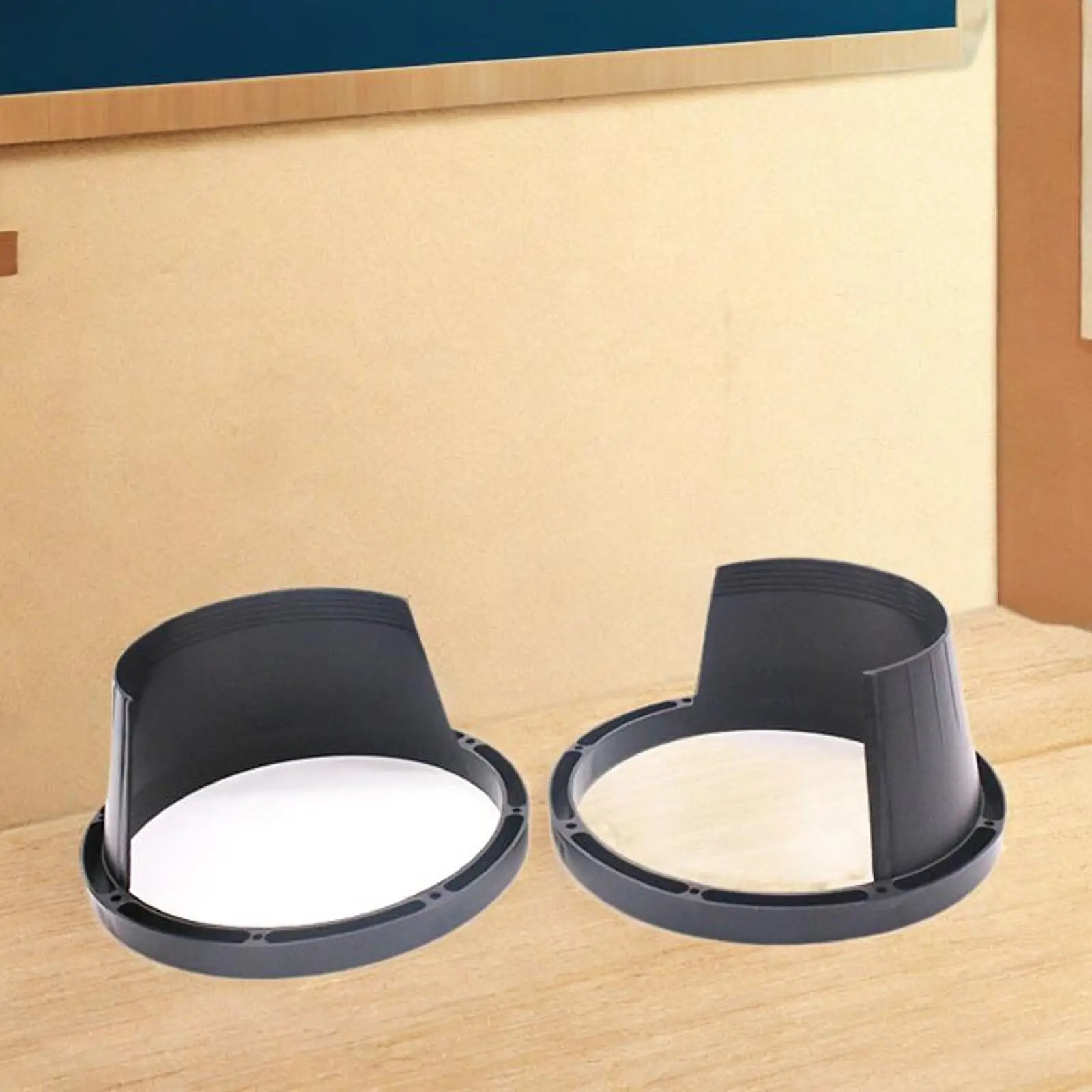 

2x Generic Auto Speaker Pad Audio Speaker Cap Pad 6.5Inches Speakers Auto Audio Replacement Pad for Vehicle Spare Parts