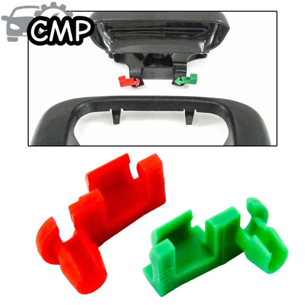 

2pcs/lot 88981031 88981030 Car Left Right Plastic Tailgate Handle Rod Clip For 1999-07 Silverado Sierra Car Interior Accessories