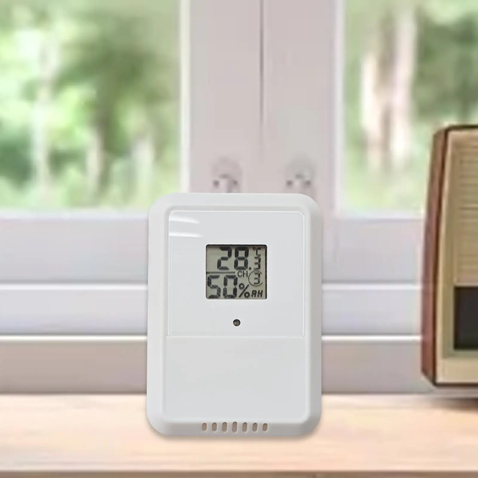 

Беспроводной термогигрометр с внешним датчиком для профессионального использования, дальность передачи 10-99%