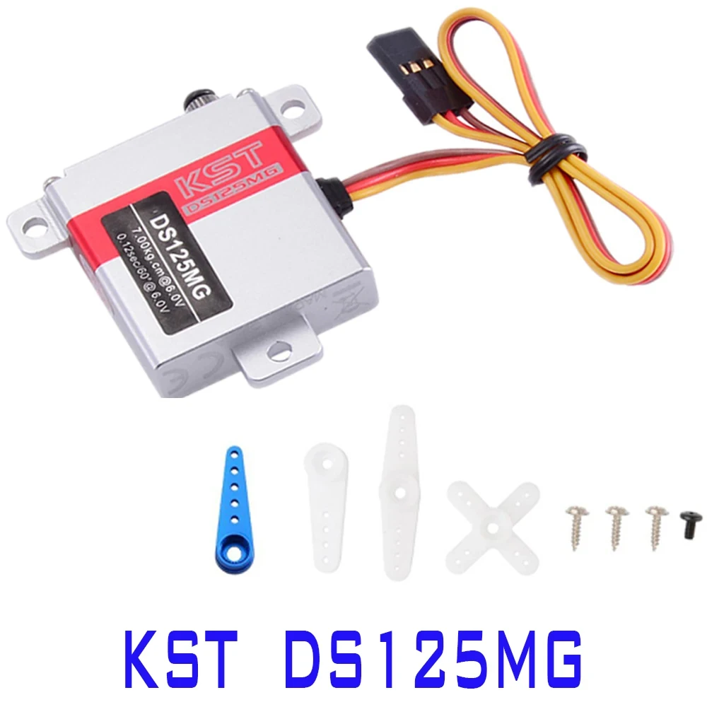 Original KST DS125MG/DS135MG/DS145MG Metal Gear Digital Wing Servo For RC Glider