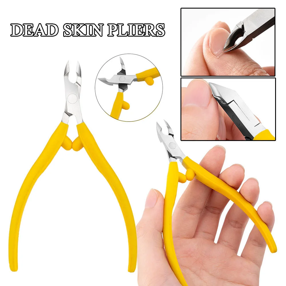 

1pc Cuticle Nippers Manicure Dead Skin Remover Pedicure Eagle Beak Pliers Stainless Steel Nail Scissor Nail Art Tools Trimmer