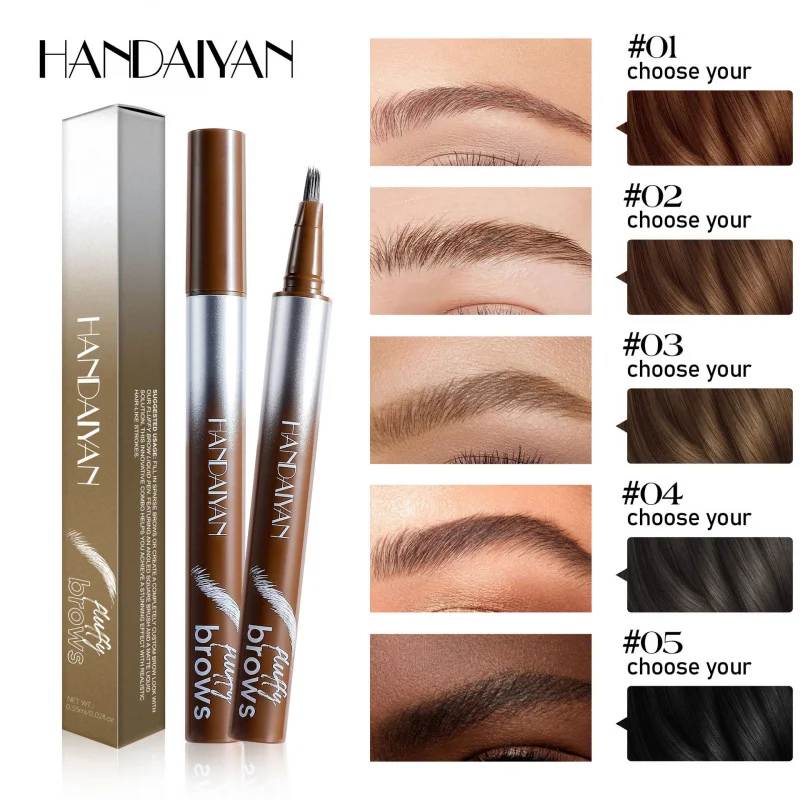 Długopis do brwi Microblading, cienkopis do brwi dla naturalnych i wyraźnych brwi