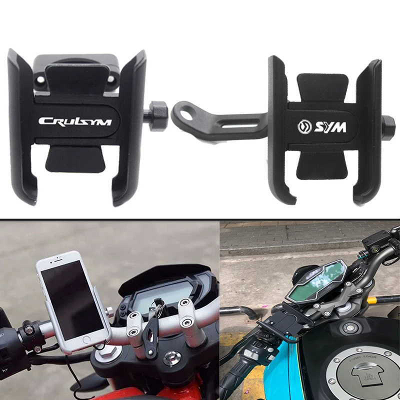 For Sym Cruisym 125 180 300 Gts 250i 300i Maxsym 400 600 400i 600i Motorcycle Handlebar Mobile Phone Holder GPS Stand Bracket