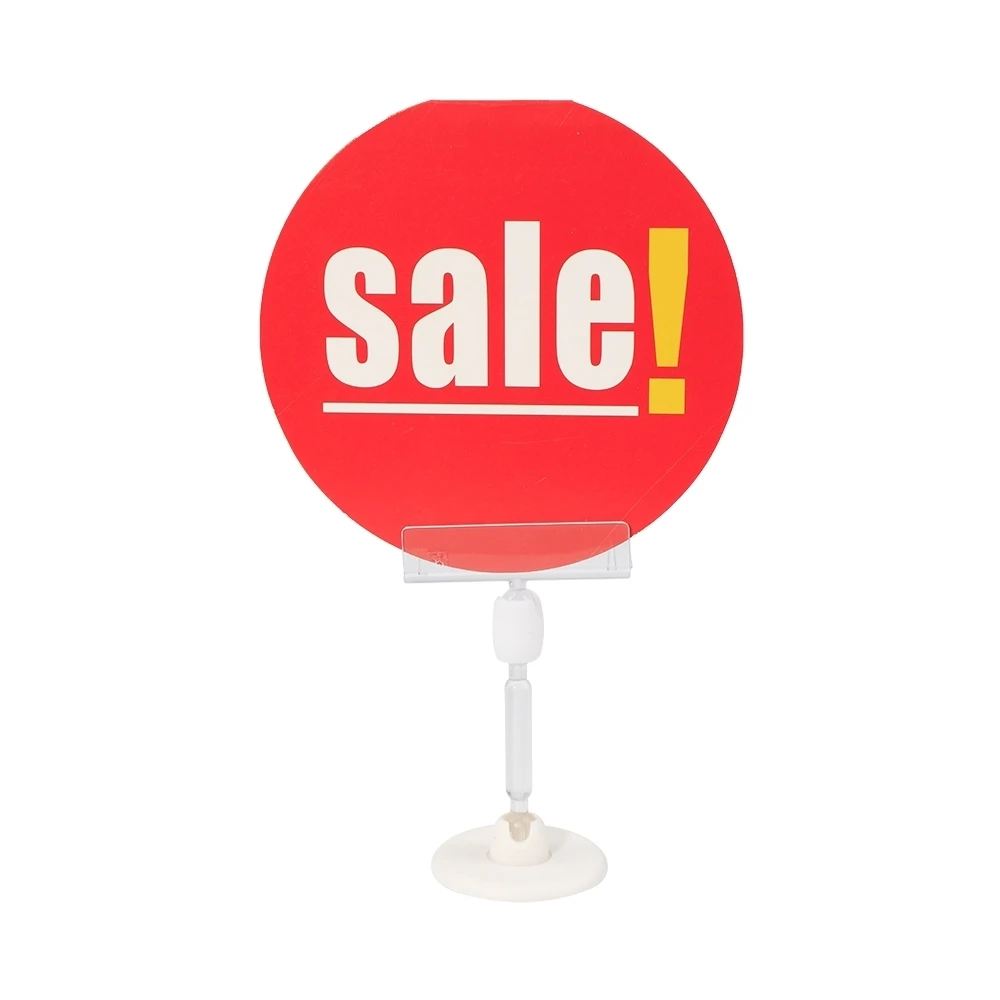 Store Supermarket Pop Sticky Advertising Funny Holder Card Business Desk Card Picture Note Label Holder Stand Display Clip Rack