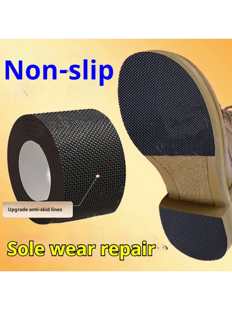 Rouleau de patchs épais antidérapants pour semelles de chaussures muettes, pour réparer les trous, protection des semelles, adaptés aux talons hauts et aux chaussures de sport, 1 rouleau