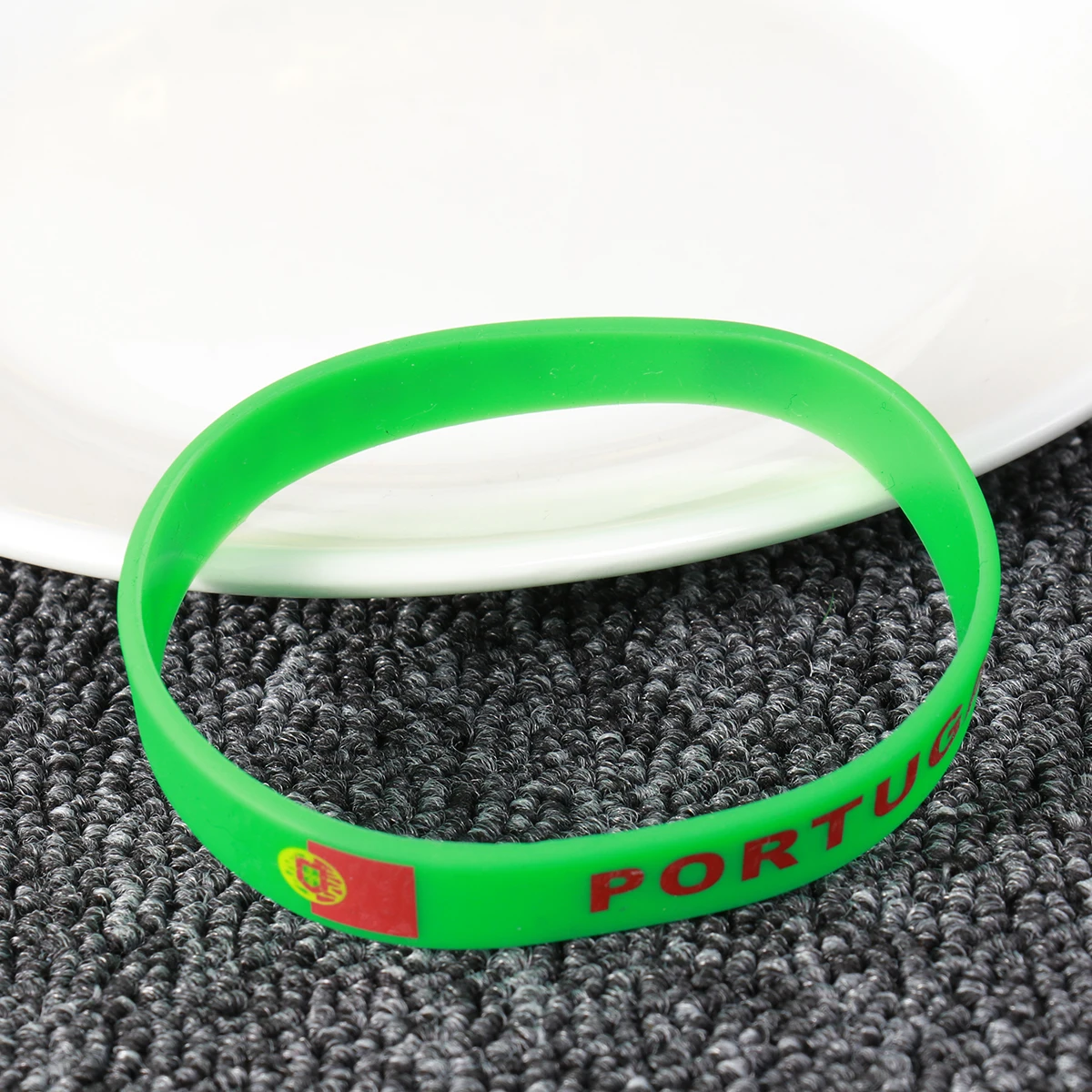 

Country Flag Bracelet Silicone Bracelets Football Match Wristband Trendy Australia Man