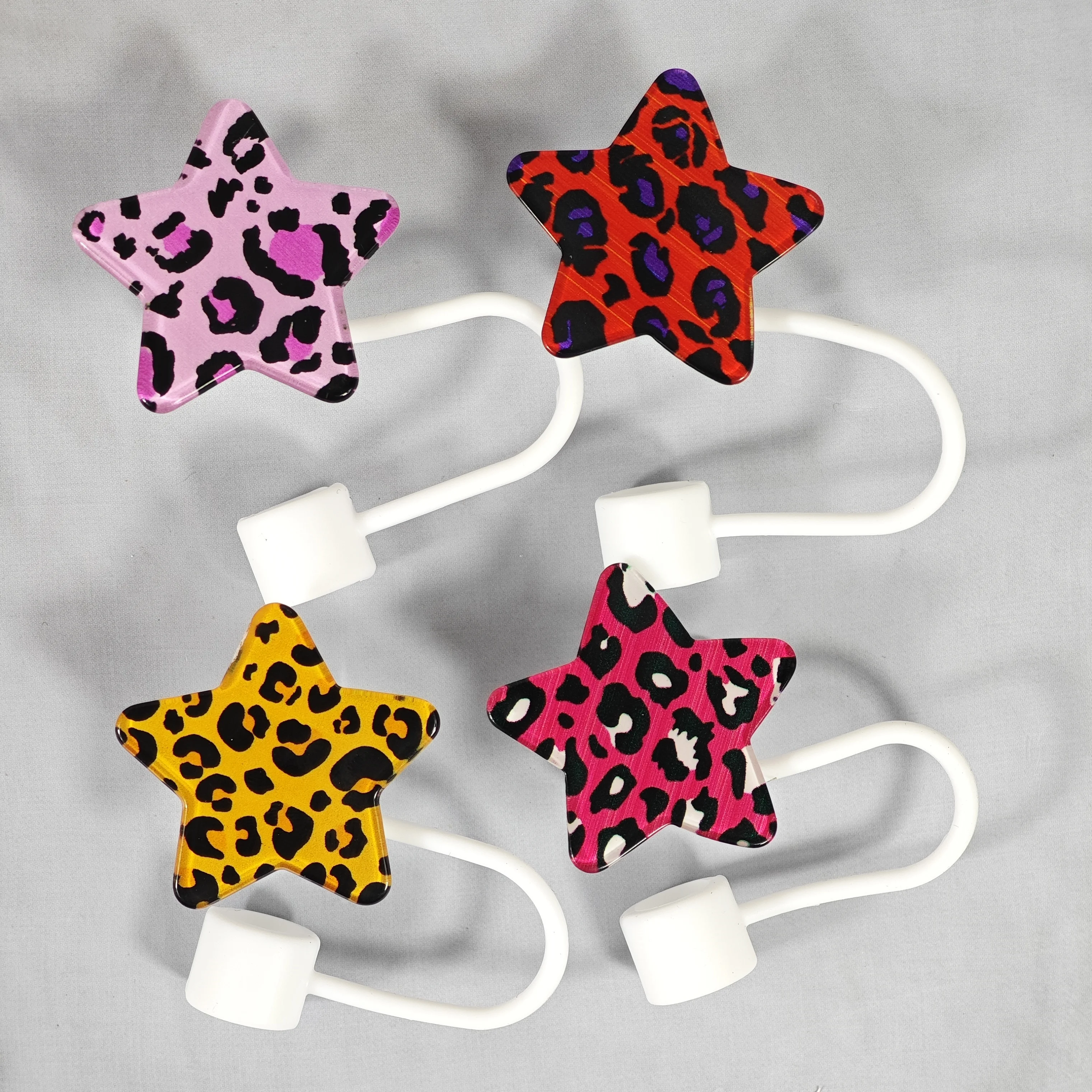 New Star Straw Cap, Cup Accessory, Straw Dust Cap, Five-Pointed Star Straw Dust Plug