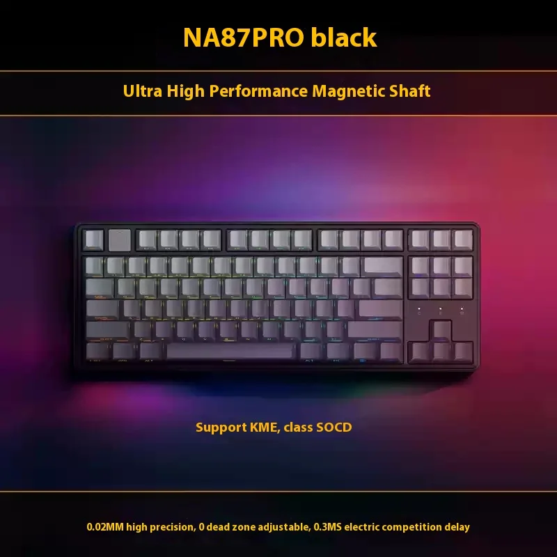 

Irok Na87pro Magnetic Switch Mechanical Keyboard 8000hz Gaming Keyboard Rt0.04mm Wired Keyboard Valorant Gamer Accessories Gift