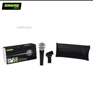Shure SM58 legendary vocal wire dynamic microphone, professional DJ Cardioid microphone, karaoke, ktv show, high quality, original Main Microphone Sales Shure - №1