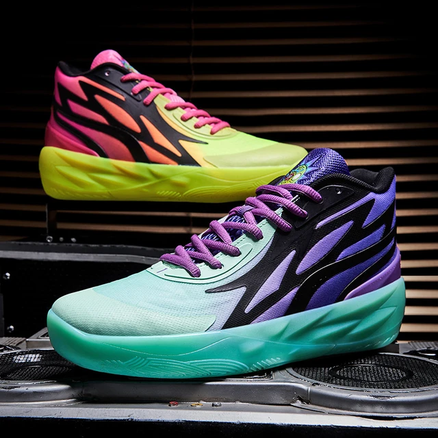 TopFight Flame Pattern Men s Basketball Shoe Ball 2.0 Mesh Breathable Mid Cut Sports Sneakers Cushioning Casual Basket Boots AliExpress