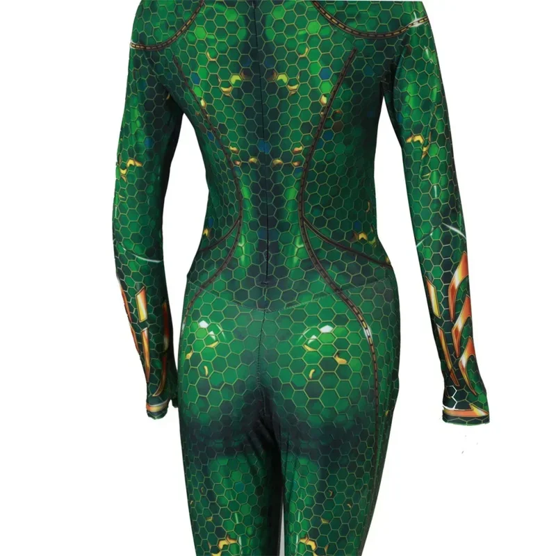 Bear House AA Women Movie Aquaman Mera Queen Cosplay Costume Zentai Bodysuit Suit Jumpsuits New 2025 WKD001