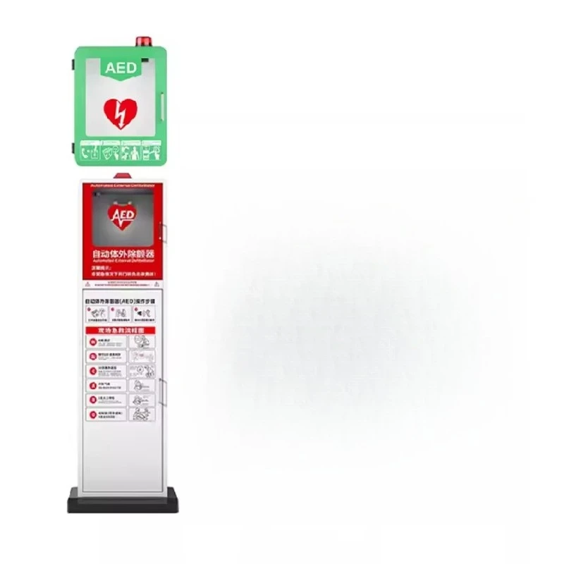 Custom Medical AED Cabinet First Aid For Indoor Outdoor Metal Cabinet Box