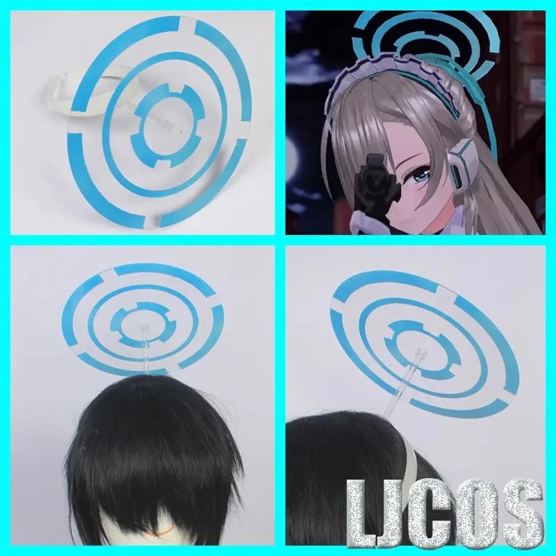 Zizi 2025 لعبة الأزرق الأرشيف Itinose Asena تأثيري حلي فستان خادمة النساء الفتيات هالوين حفلة كرنفال لعب الأدوار ملابس شعر مستعار H