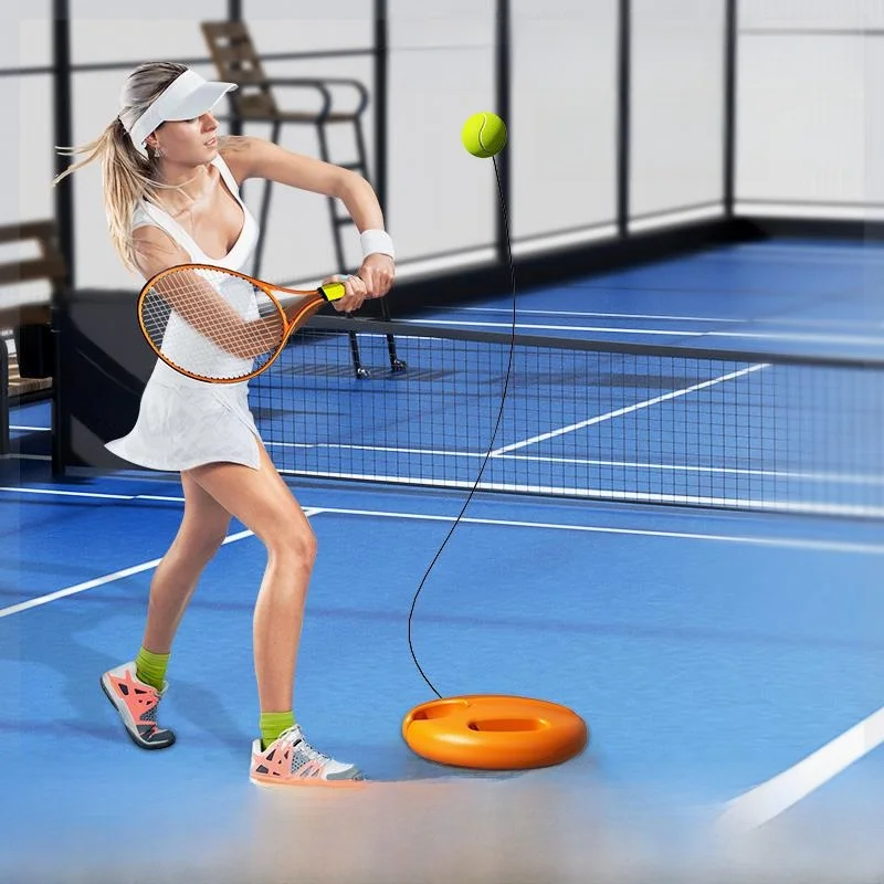 automatic-tennis-ball-launcher-fixed-device-individual-play-no-ball-retrieval-required-rope-equipped-tennis-practice-tool