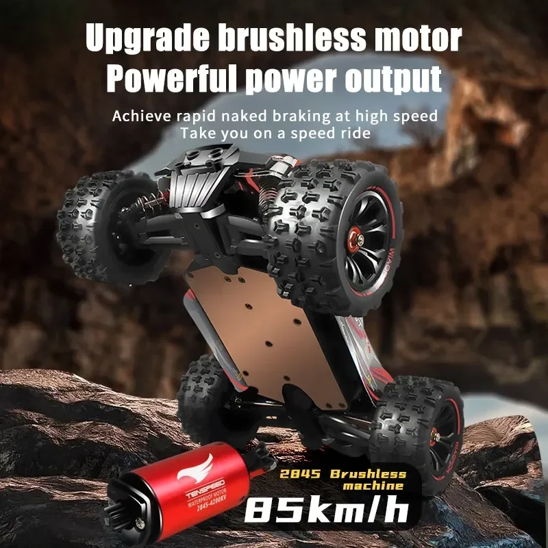 9522PRO 85KM/H سيارة RC عالية السرعة بدون فرش الدفع الرباعي على الطرق الوعرة الانجراف 1:16 سيارة سباق احترافية 9522 50KM/H لعبة للأولاد