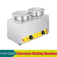 Commercial Electric 110V/220V Stainless Steel Chocolate Melting Machine Jam Heater Machine Food Insulation Pot