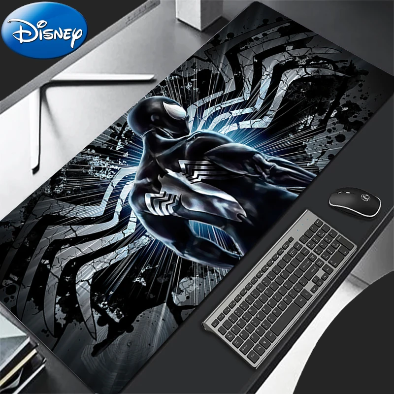 Anime Mouse Pad PC Compuer อุปกรณ์เสริมสําหรับเล่นเกมเดสก์ท็อปแผ่นรองเม้าส์ Office Lapop Cool S-spider M-man คีย์บอร์ด Pad Gamer HD Mousepad