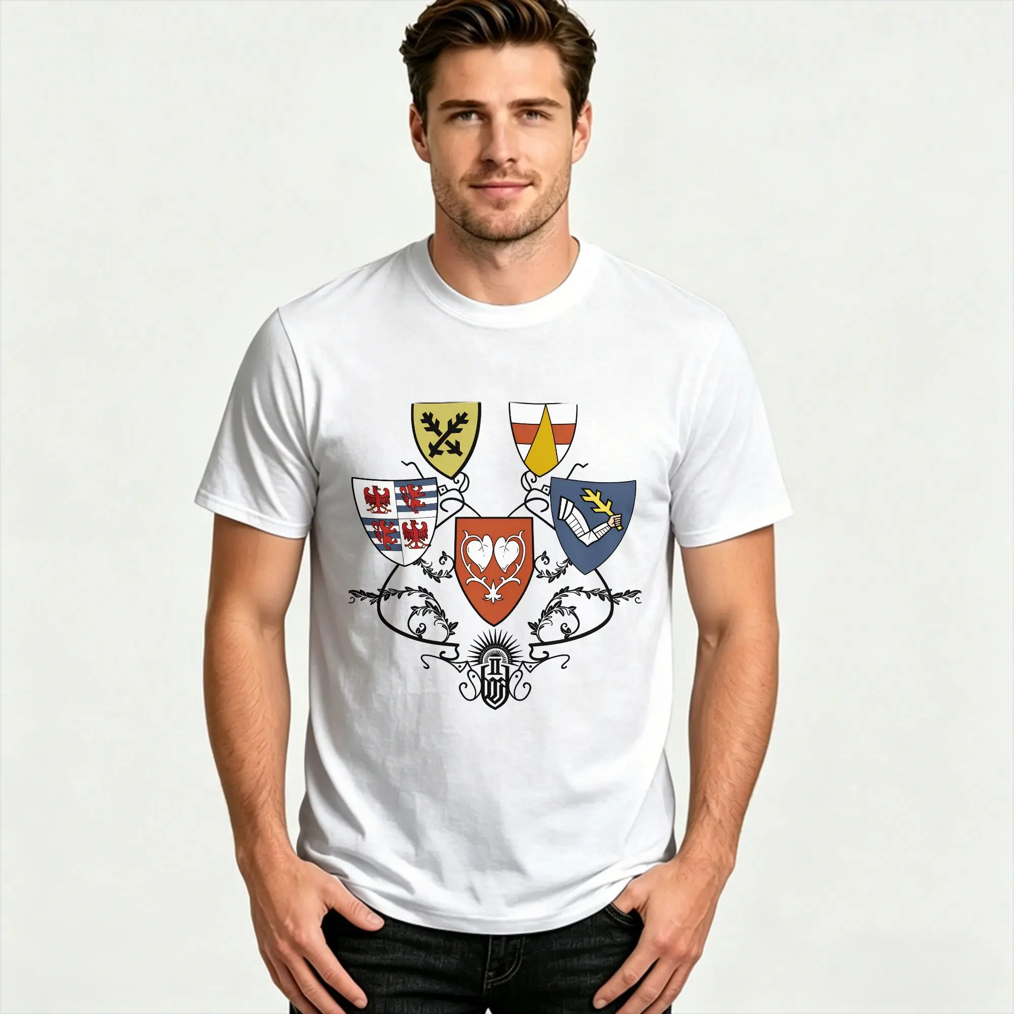 Kingdom Come Deliverance Game T-Shirt  Hip Hop T-Shirts Short Sleeves Streetwear Tops Summer Pure Cotton 4XL 5XL 6XL Tees