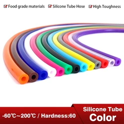 1Meter ID2 3 4 5 6 7 8 9 10 12mm Silicone Tube Flexible Rubber Hose Food Grade Soft Drink Pipe Water Connector Colorful Plumbing