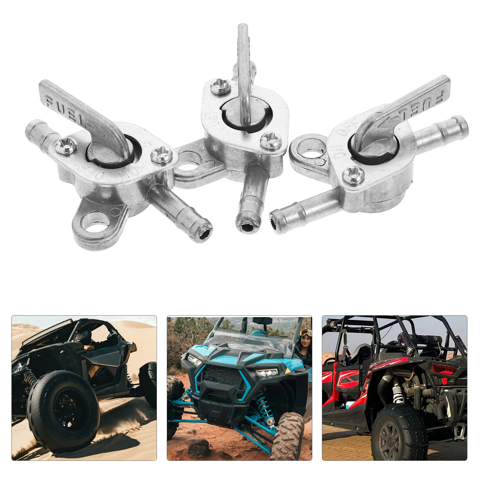

3Pcs Inline Out Fuel Tank Valve Switch for Go Kart Atv Dirt Bike Motorcycle Universal Replacement Fuel Tank Switch