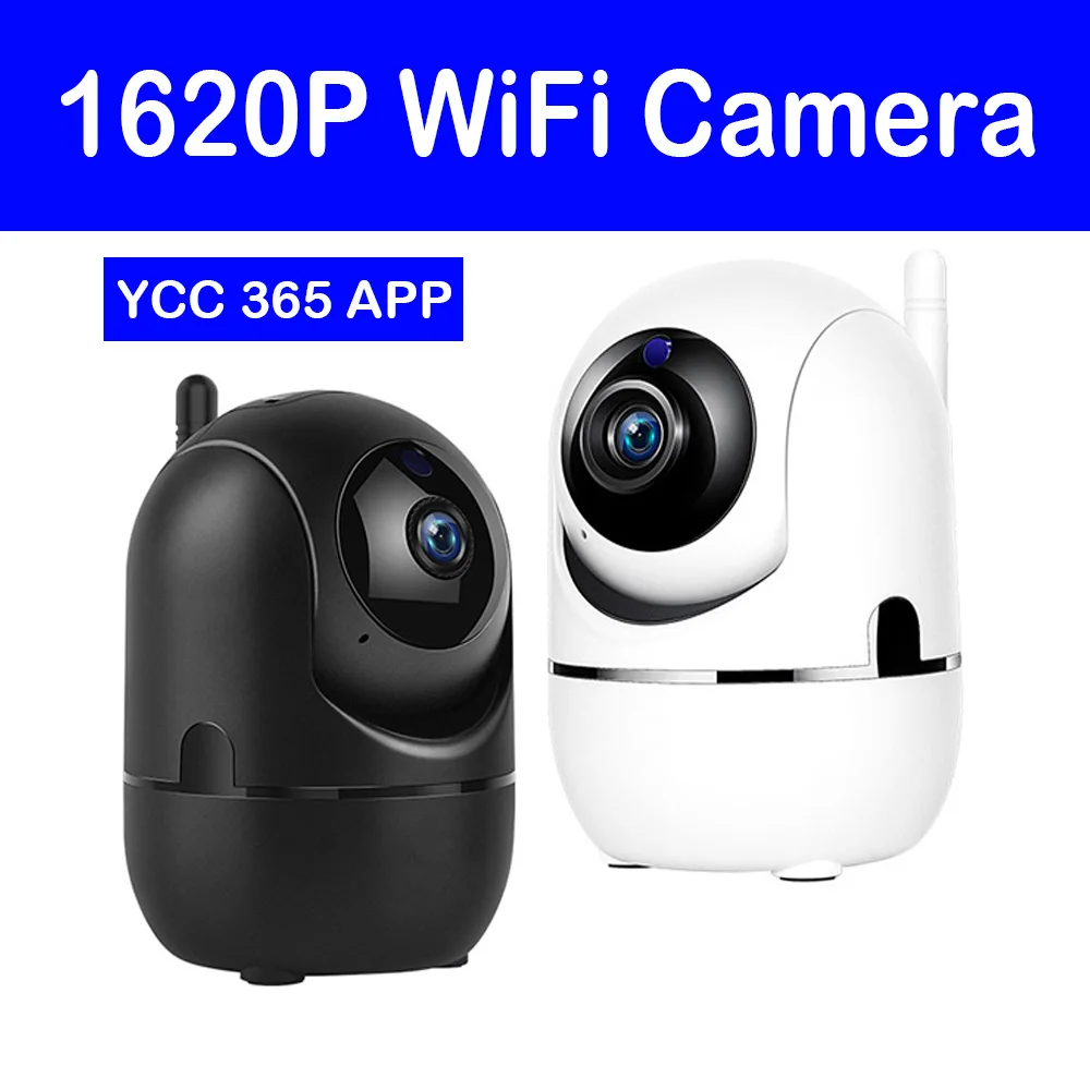 Telecamera IP Wifi YCC365 Plus Smart Home 1620P HD telecamera di sorveglianza Auto Tracking visione notturna telecamera di sicurezza interna Wireless