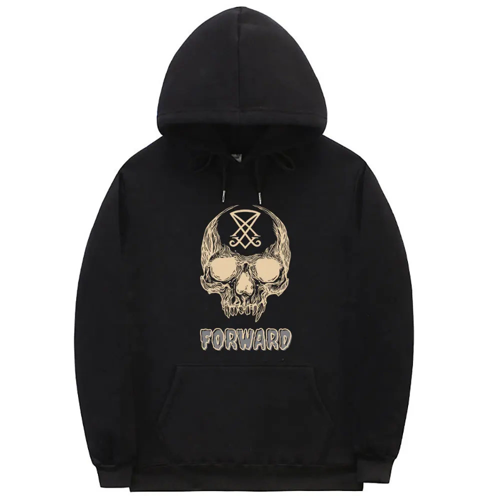 Forward Observations Group Terrible Skull Print Hoodie Men Women Fashion Streetwear Male Oversized Pullover Men Gothic Hoodies