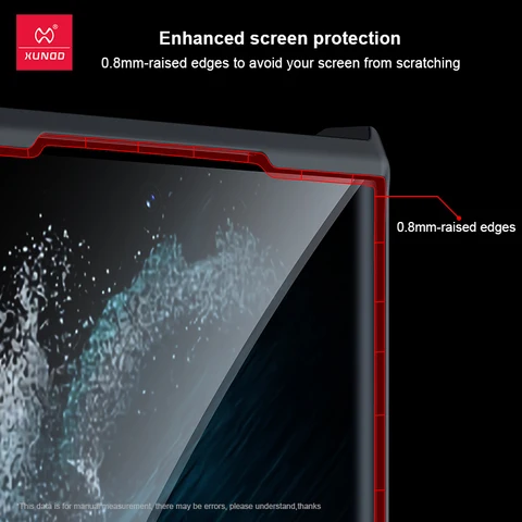 Чехол Xundd для Samsung Galaxy S24/S25/S26 Ultra, противоударный, прозрачный — изображение товара