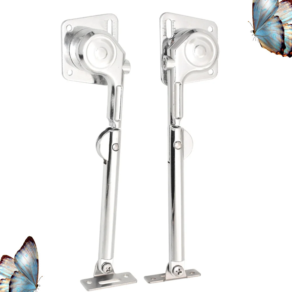 

2Pcs Cabinet Door Support Poles Sturdy Hydraulic Lift Struts Heavy Duty Oil Pressure Spring Shocks for Furniture Lid Holding