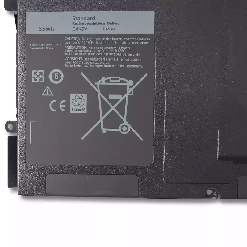 New C4K9V 7.4V 55Wh Laptop Battery Replaceable for Dell XPS12 9Q33 L221X Ultrabook 13 XPS13 13-L321X 13-L322X L321X 489XN PKH18