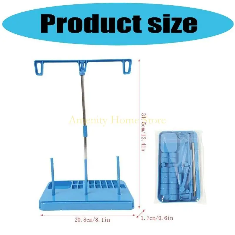 F26C 3 Spool -Threadhalter abnehmbarer Thread Rack Organisatoren Thread Spannung Halter