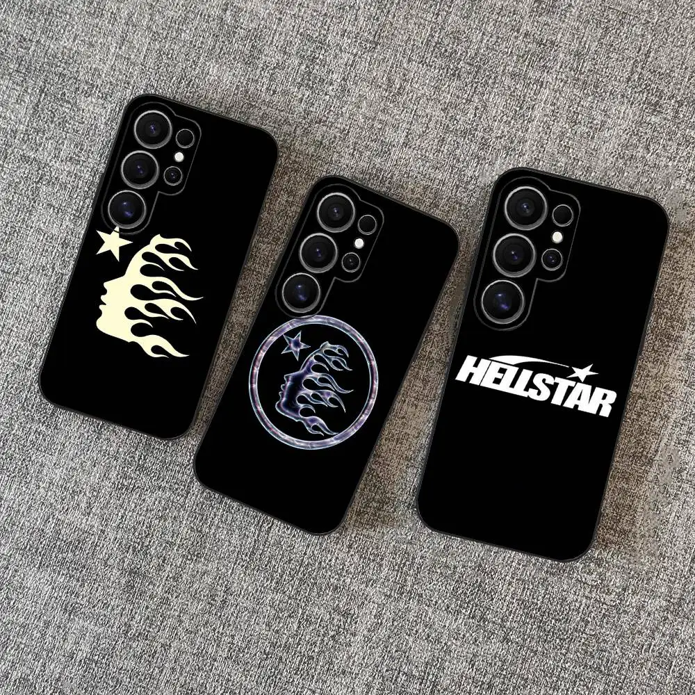H-HellstarS Fashion Logo Phone Case For Samsung S 24 fe 25 Ultra plus 20 lite 21 30 22 23 24 22 Ultra 5G Fundas view 2