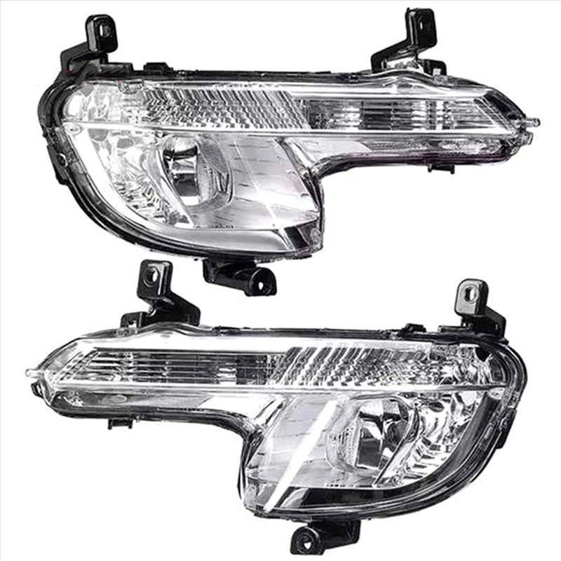 

L&R Fog Lamp Assembly Daytime Running Turn Signal Lights For Peugeot 508 2011-2014 9670476280 9673185980