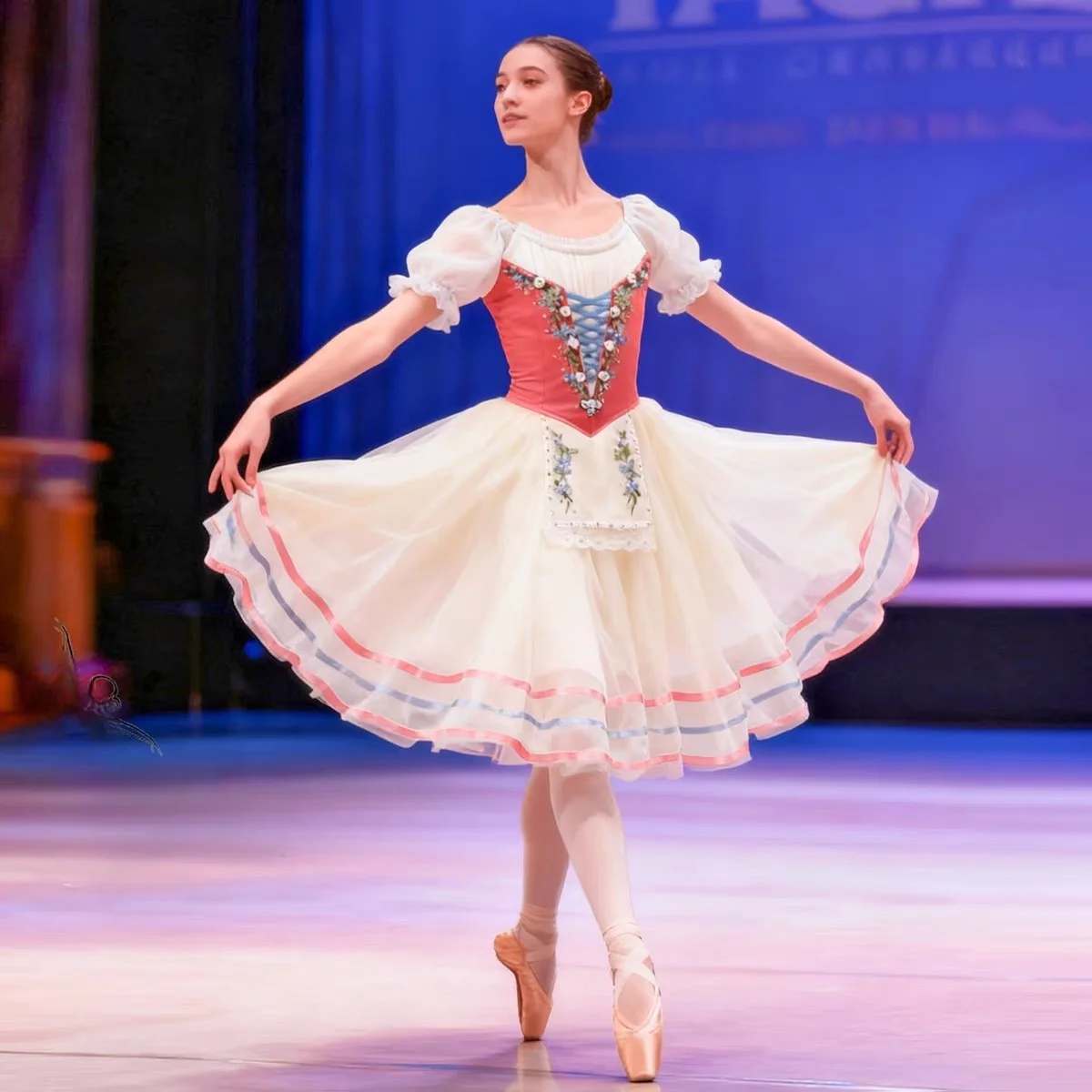 

Новая высококачественная балетная юбка Gisele Coppelia из длинной тюлевой ткани, идеально подходящая как для взрослых, так и для детей.