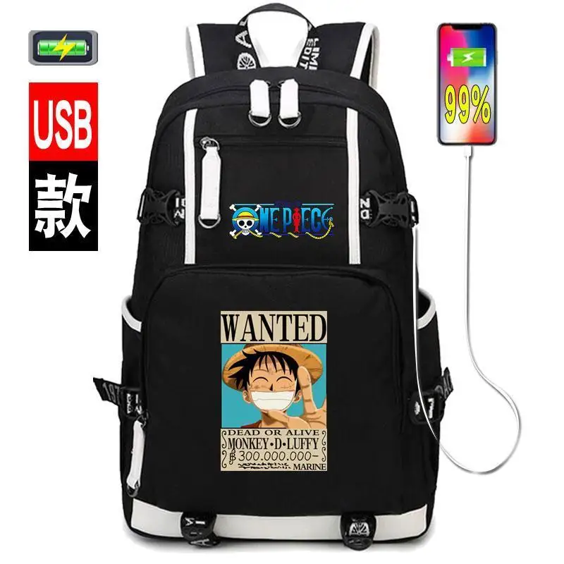 

One Piece Schoolbag Luffy Sauron Joe Balluff Anime Peripheral Backpack Male and Female Student Backpack