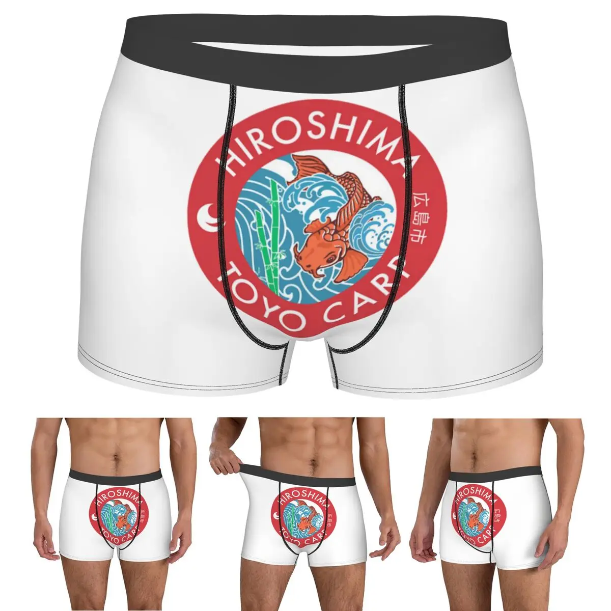 

Boxer Underpants Shorts Hiroshima Toyo Carp Panties Men Soft Underwear for Homme Man Boyfriend Gift
