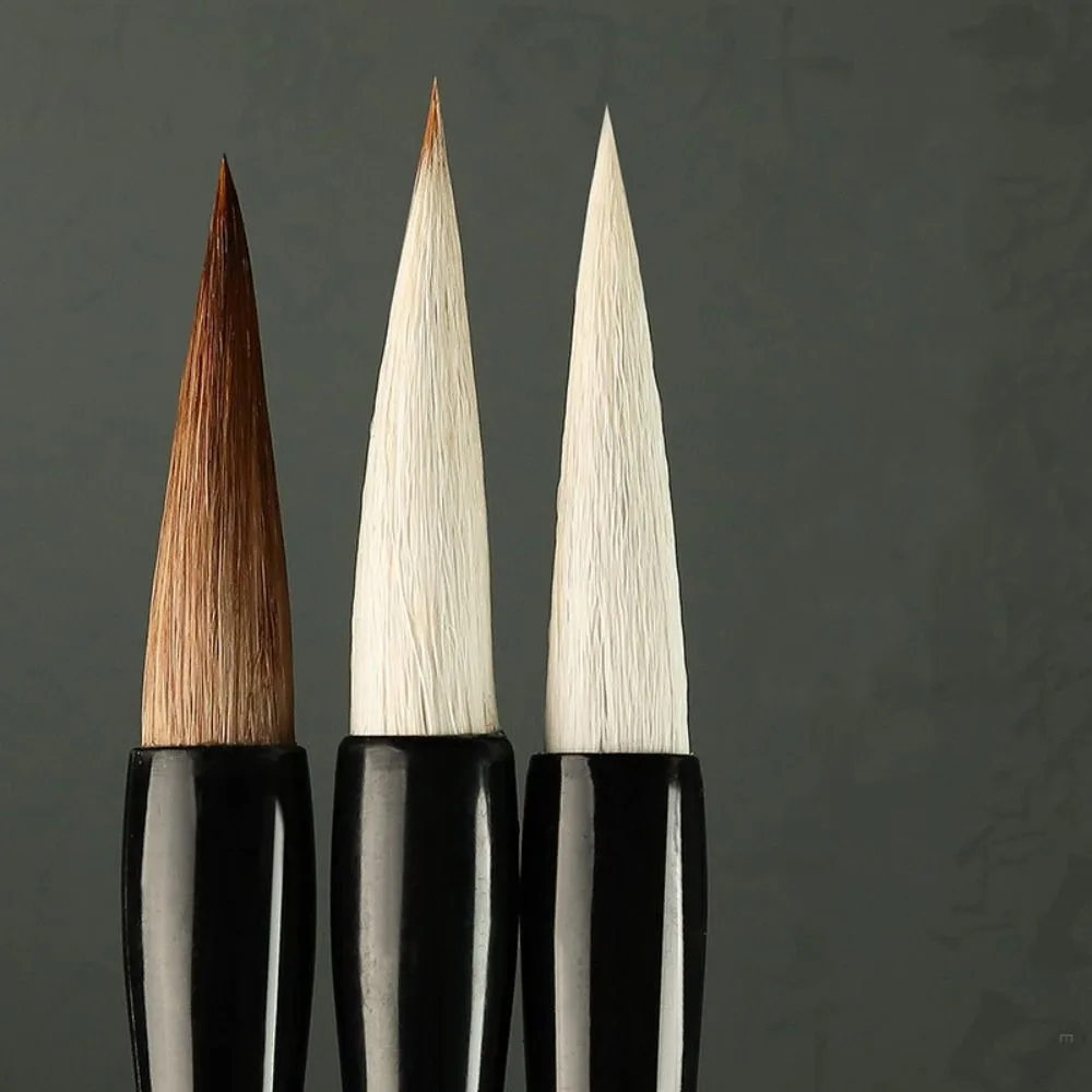 Traditionelle chinesische Kalligraphie Pinsel Ölgemälde Wolf Haar Schriften Schreibpinsel High-End Holz Kunst Pinsel Aquarell