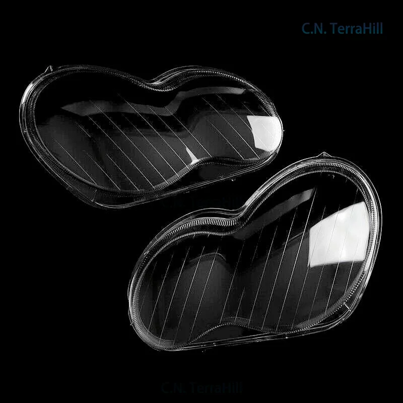 Headlight Lens Cover for Mercedes W203 C-Class 04-06 Front Lamp Shell Clear Plastic Housing