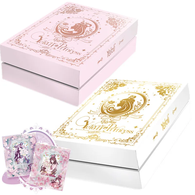 KAYOU Ye Loli Trading Card Poetry and Language Flower Box Bright Box Children Gift Toy Gift Rare Genuine Collections Cards