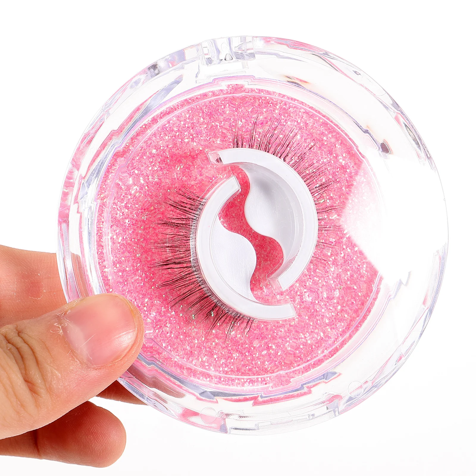 

1Pair Self-Adhesive False Eyelashes Handmade Durable Extension Lashes Party Makeup Cosplay Lashes Fake Eyelashes