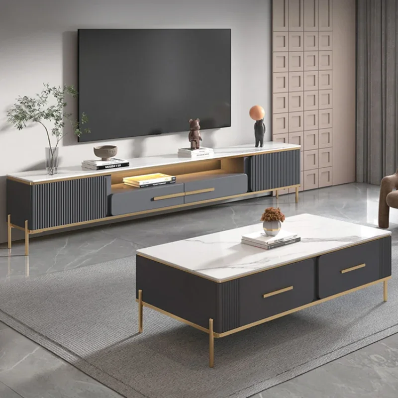 

Light Luxury Nordic Tv Cabinet Tall Legs Gold Standing Modern Tv Cabinet Home Storage Szafka Pod Telewizor Living Room Furniture