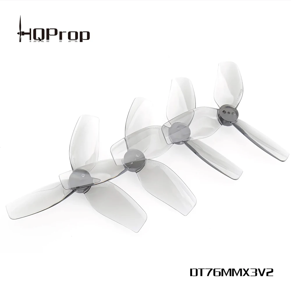 8Pairs HQProp T76 V2 3inch Propeller CT30 CineBot Props DT76 T76MMX3V2 3-Blade 76mm For RC DIY FPV Racing Drone CineWhoop