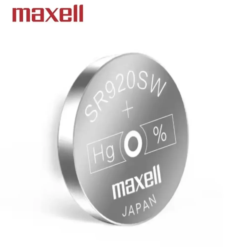 Maxell SR920SW 1.55V Silver Oxide Button Cell 371 AG6 LR920 LR69 Replacement Coin Battery for Watch and Small Electronics view 3