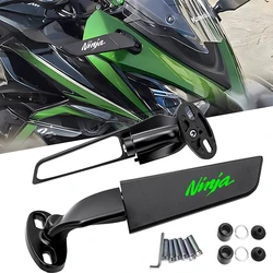 For Kawasaki NINJA 1000 SX NINJA H2 R Z900RS Z 750 ZX6R ZX10R Motorcycle CNC rearview mirror fixed wing