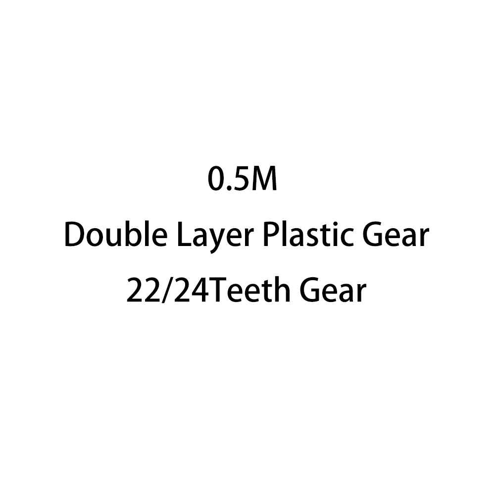 10Pcs/bag Modulus 0.5 Double Layer Plastic Gear 22/24 Teeth Disc Toy Accessories 22082B 24082A 24102A 24122B 22122B 24142B