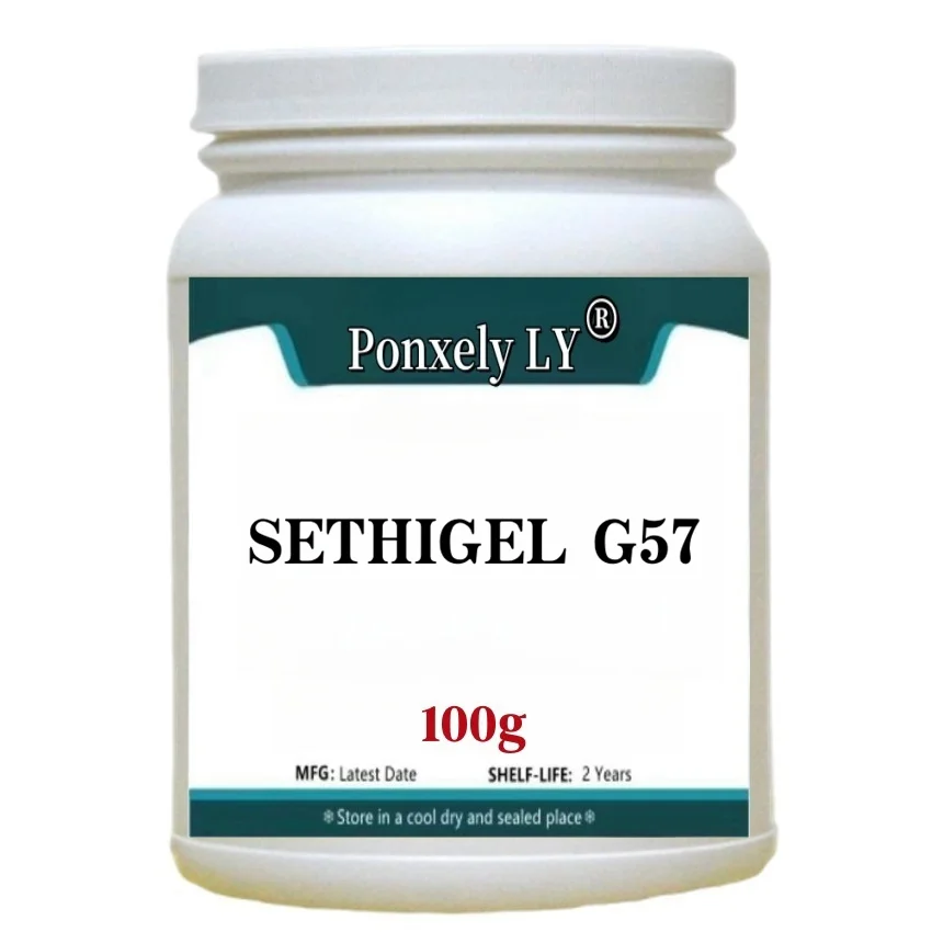 Hot Supply Cosmetic Material Sethigel G57 Versatile Simple Emulsifier, Non Layered Cold Working Emulsifier