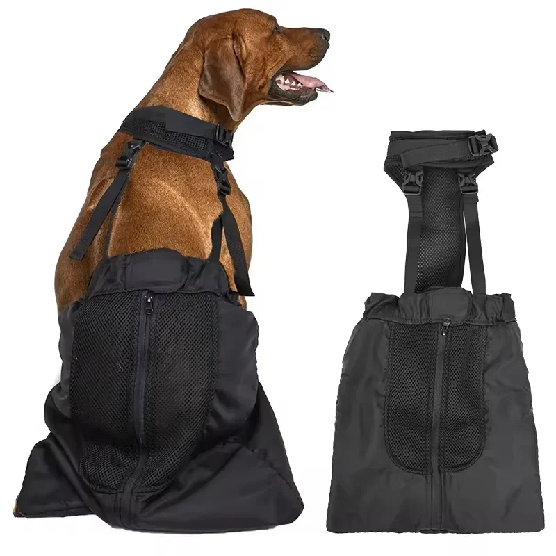 

Pet Drag Bag Dragging Recovery Carrier Bag Wheelchair Adjustable Protective Back Leg Drag Bag For Pet Owners Injured Dogs