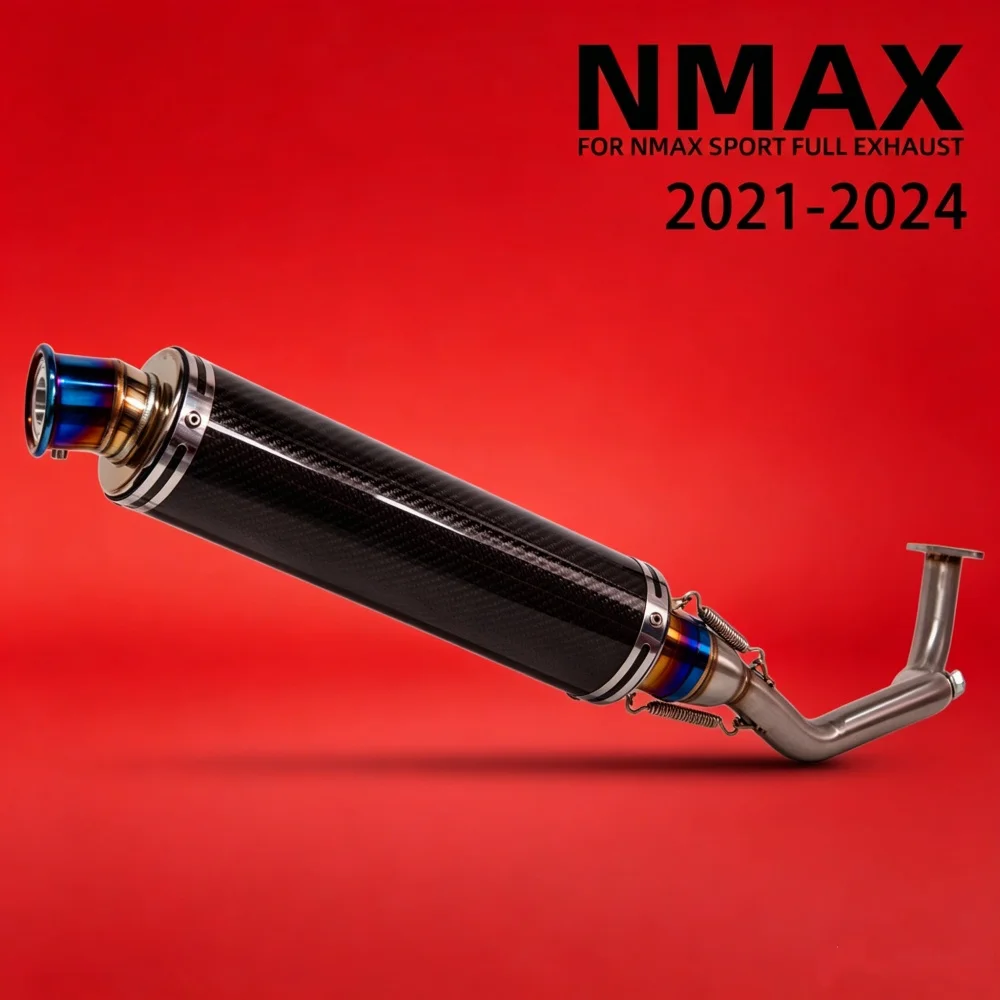 

NMAX155 Full exhaust system manifold tailpipe high performance muffler with DB Killer For Yamaha NMAX155 NMAX 155 2021-2024