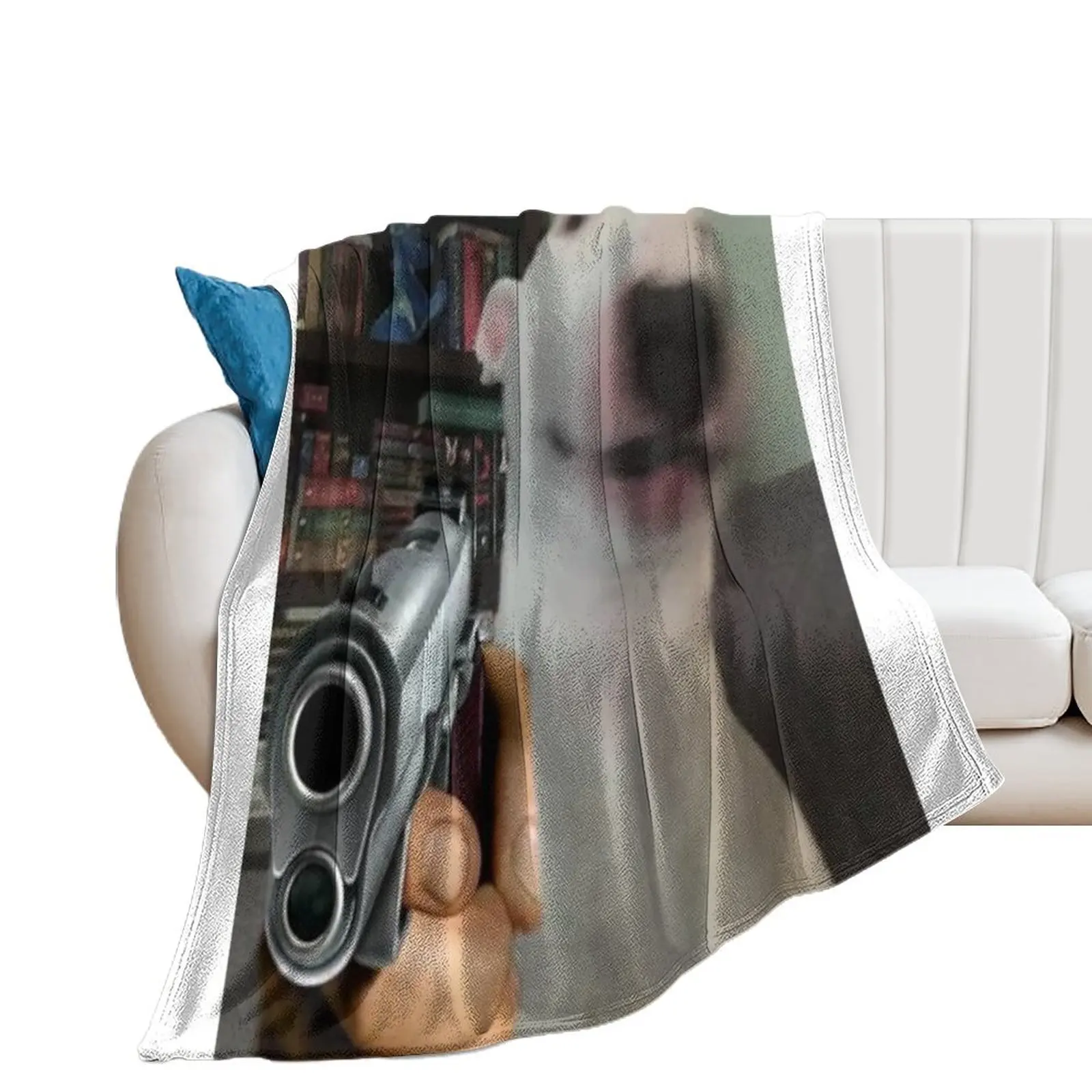 

Walter gun meme Throw Blanket Bed covers for sofa Blankets