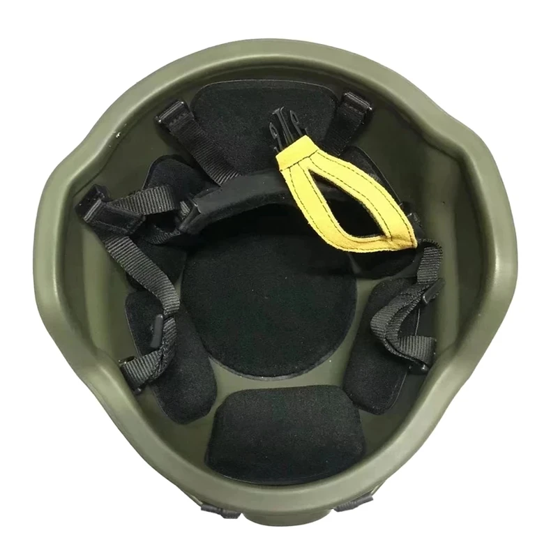 Capacete balístico de corte alto UHMWPE FAST Certificado ISO NIJ Classe IIIA Capacete tático H2000 Capacete à prova de balas